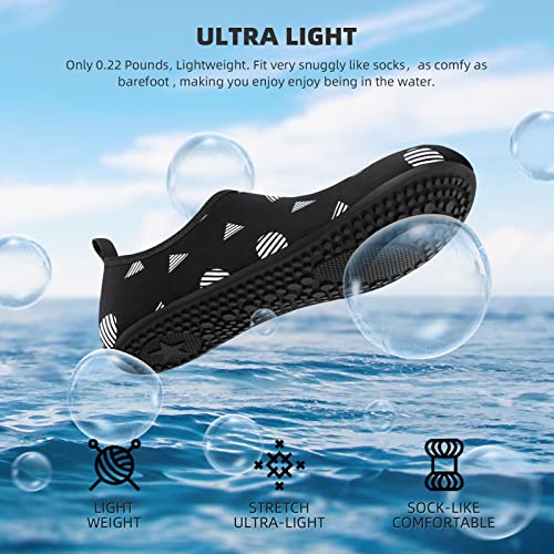 Image of Water Shoes for Women Men Quick-Dry Aqua Socks Swim Beach Outfits Barefoot | Yoga Exercise Wear Sport Accessories Pool Camping Must Haves River Hiking Youth Adult