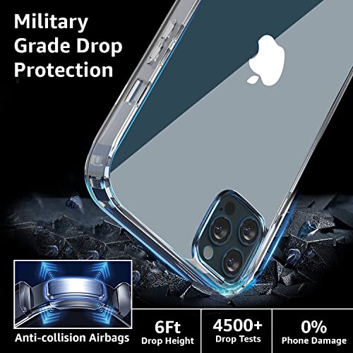 Image of amazon basics Ultra Hybrid Clear Camera Protection Back Cover Case For Iphone 12 Pro Max-(Polycarbonate|Transparent)