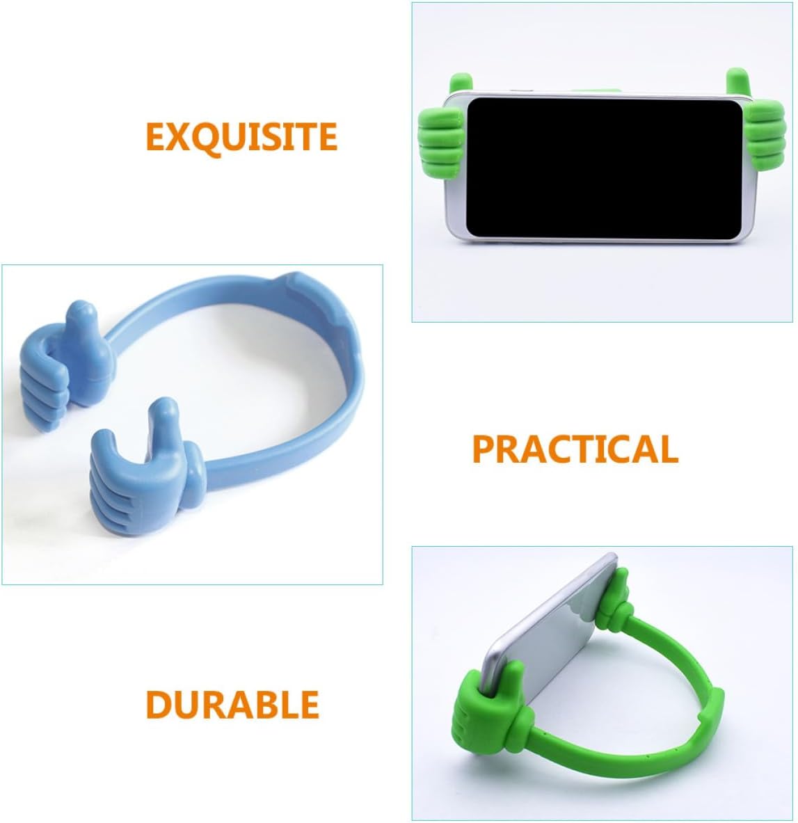 NOLITOY 2pcs Thumbs Gesture Phone Stand Holders for Hands Free Viewing image 3