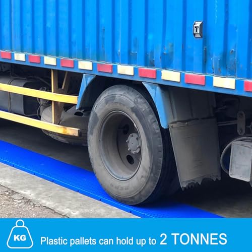 Pallet di plastica per stoccaggio del seminterrato, pallet annidabile impermeabile leggero per il garage ed il supermercato.