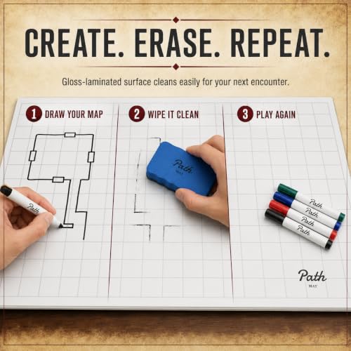 Path Gaming Plateau de Jeu de Combat - Tapis de Jeu de Bataille Recto-Verso – vue 5