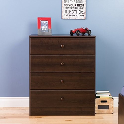 Home Square 4-Piece Set With 2 Nightstands 6-Drawer Double Dresser And Chest #TOP1
