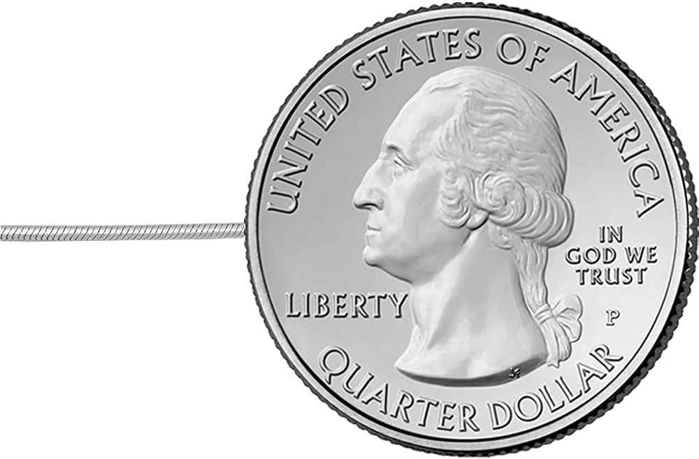 Savlano 925 Sterling Silver Solid Italian Round Diamond Cut Snake Chain Bracelet/Anklet For Women & Men - Made in Italy Comes Gift Box - Image 3