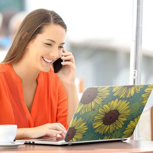 Image of Galaxsia Floral D8 Full Body Vinyl Laptop Skin /Sticker /Cover Upto 15.6 Inches Laptops Laminated-Removable-HD Quality Compatible for Hp-Dell-Sony-Lenovo-Asus etc.(15x10 Inches)