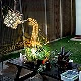 Aktualisierung 60 Stück LED-Lichtquelle: Die Garten-Solarenergie der Lichterkette hat 6 schnell blinkende Lichtlinien und 60 warmweiße Lichter auf der Linie, die den Effekt von fließendem Wasser realistisch nachahmen. Sie sehen aus wie kleine Lichterketten in der Nacht.