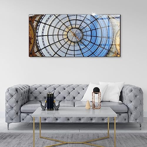 Peinture sur verre Milan 100x50cm Wallfluent - Tableau moderne - 5