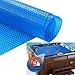 4.5 x 4.5 FT Solar Hot Tub Spa Bubble Covers Blanket for Square Inflatable Spa Pool Hot Tub 12mil Square Hot Tub Thermal Blanket Blue