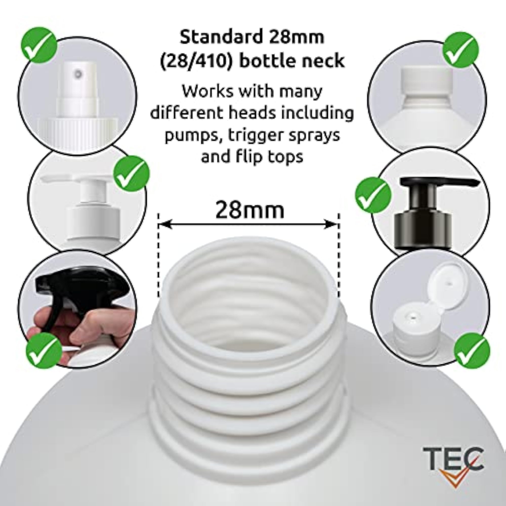 500ml Plastic Bottles HDPE with Flip Caps