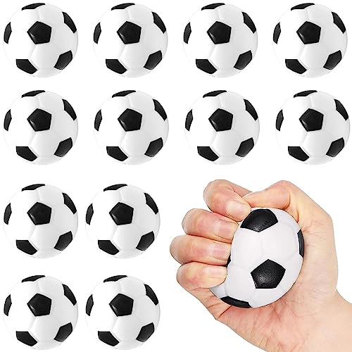 Mini Fußball 12 Stück Mini Sportbälle Schaumstoffbälle Stressball Kinder Softball Fußball Antistressball Fussball Klein Fußball Stressbälle für Kinder und Erwachsene