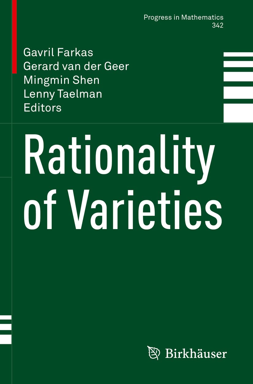Rationality of Varieties livre géométrie algébrique mathématiques