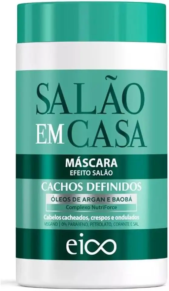 Eico Máscara Salão em Casa Cachos Definidos 1kg