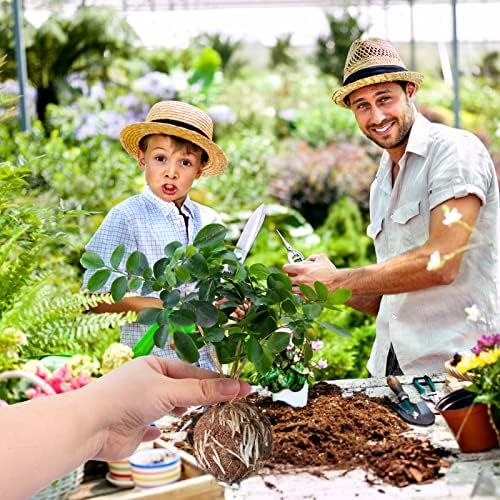 QHC sehen 10 Pack Tree Root Growing Box, Rooting Ball Grafting Tools, Reusable High Pressure Tree Rooter Air Layering Propagation Kit Propagator Pot Rooting Device for Plant Cutting Seedlings