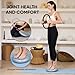 MonDAY To SunDAY Better Me Pilates Kit with Pilates Ring Air Balance Board Resistance Band,Canvas Bag Storage with Guides, Balance Ball Fitness Circle Elastic Bands for Home Gym (Tracie Silvers)
