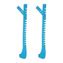 Vbest life 1 Pair EVA Ice Hockey Skate Shoes Edge Cover, Ice Skate Guards Cover with Adjustable Buckle for Ice Hockey Figure Skate Equipment(Black) gallery image