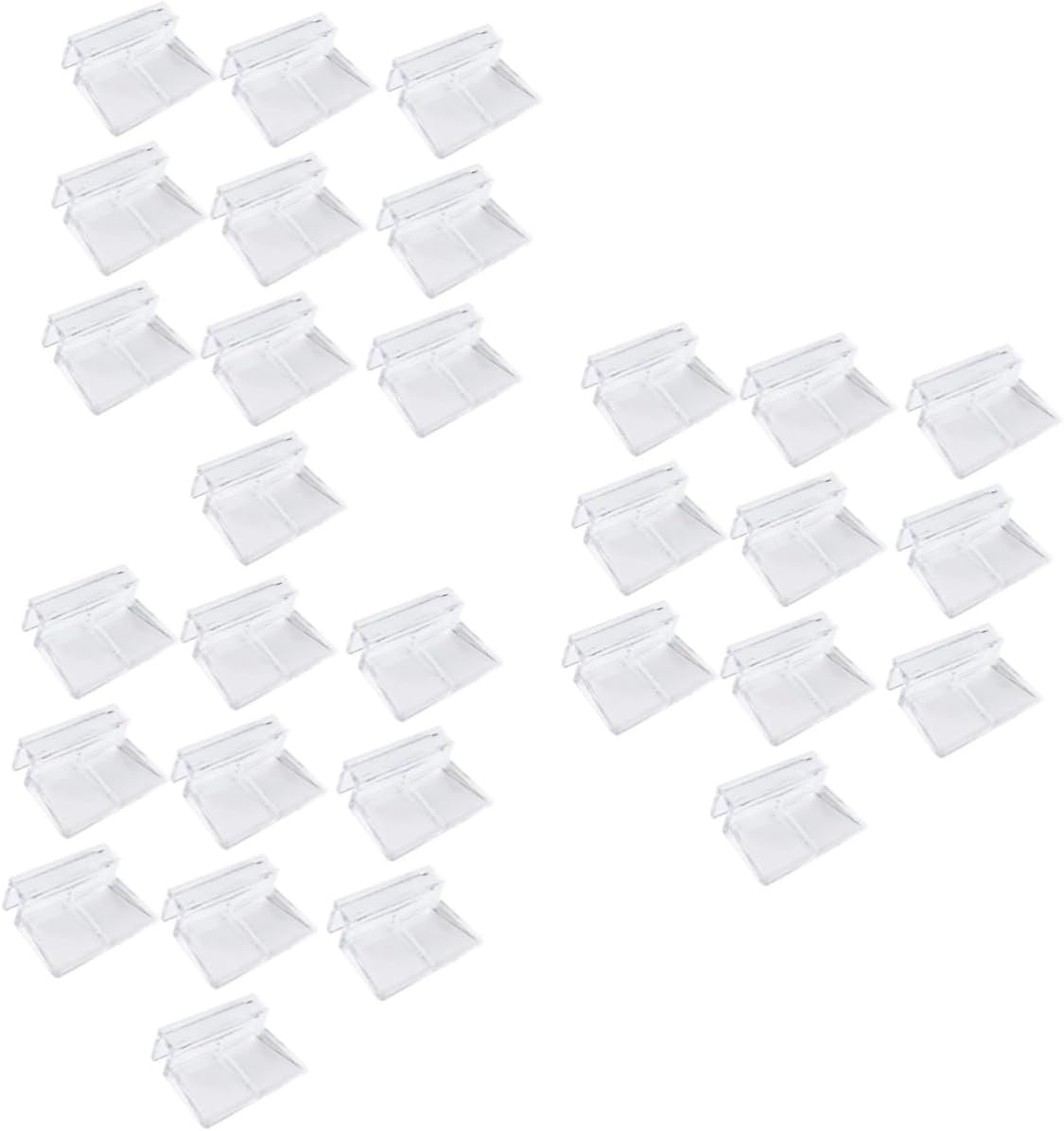 Yardwe 30pcs Fish Tank Cover Holder Acrylic Bracket for Aquariums Easy Installation Support for Covers for Fish Tanks and Pet Boxes