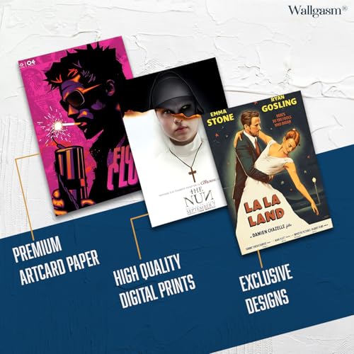 Image of Wallgasm Hollywood Movie Posters - Set of 30, 4x6 Inches Posters | Poster Set For Room, Wall Art for Bedroom, Gym, Office