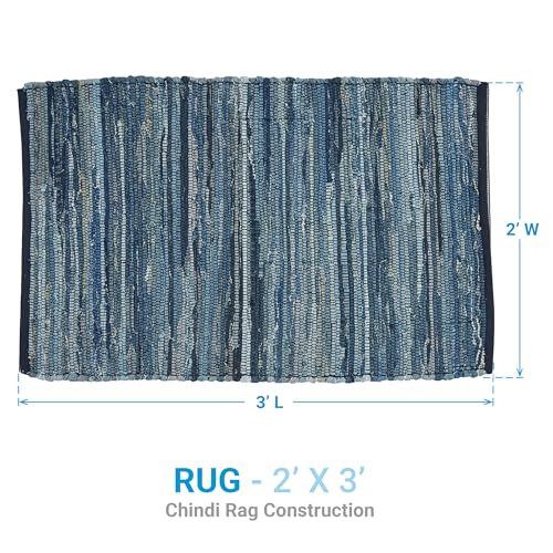 Tapete Park Designs Indigo Indoor Chindi 2X3 miniatura 3