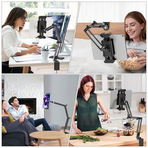 Support tablette lit anti mal de cou avec bras mécanique ajustable - 7