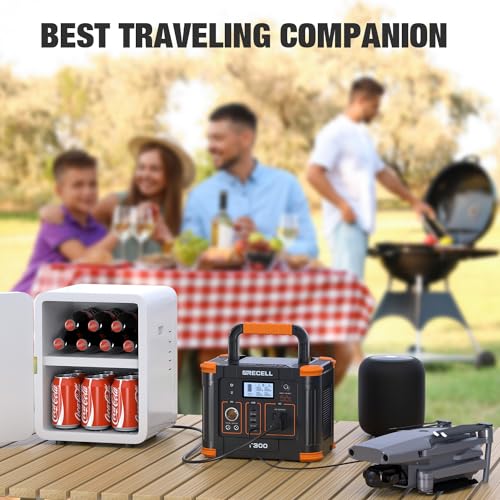 GRECELL Portable Power Station 330W 288Wh Solar Generator Fast Charging Emergency Power Backup Battery UPS for Home Outage RV/Van Road Trip Camping - Image 8