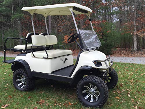 10L0L Golf Cart Deluxe LED Headlight Taillight Light Kit for Yamaha G14 G16 G19 G22 Gas & Electric, with Turn Signals Horn Hazard Brake Lights