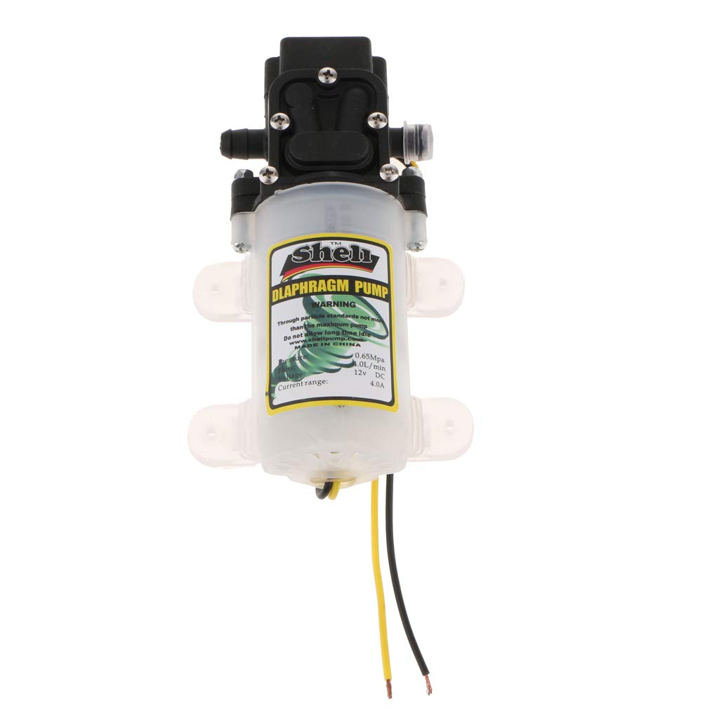 12V 30W 2L/min 4bar Diaphragm High Pressure Pump Self-Priming Anti-Corrosion