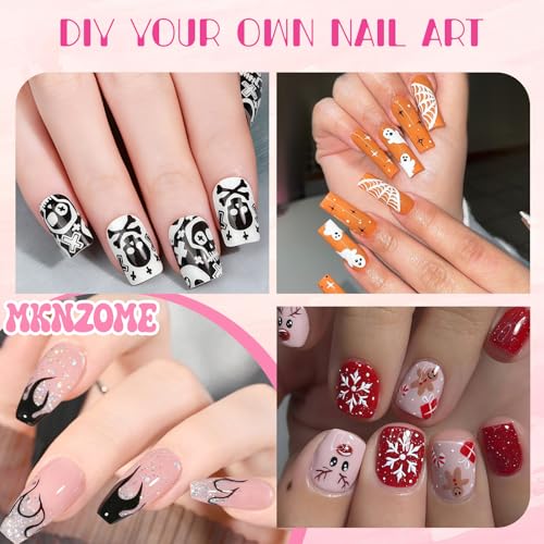 Image of 12 Color Nail Art Pens Set, 0.5 MM Nail Polish Pens Dotting Drawing Painting Point Liner Painted Pen Kit, Waterproof and Quick-drying Nail for DIY Nails Art Design Manicure Tools