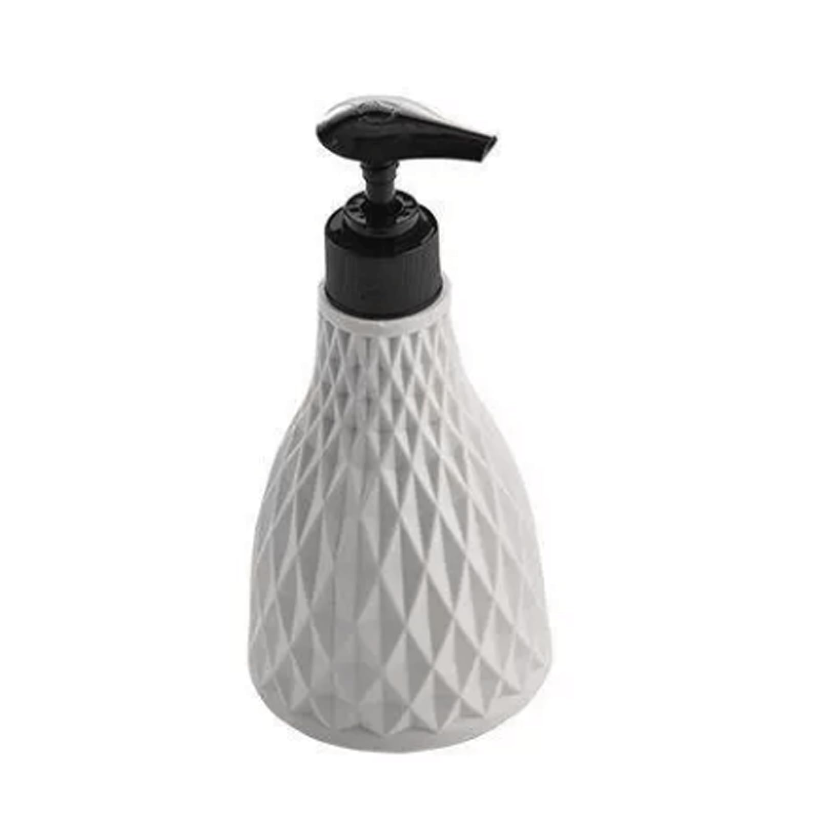 KEXYOAN Dish Soap Dispenser for Kitchen Sink Hand Pump Bottle Plastic Bathroom Lotion New Home Essentials(White)