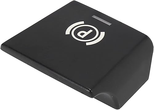 Miniatura 6 de X AUTOHAUX Cubierta de botón para interruptor de freno de estacionamiento electrónico, cubierta de botón P de repuesto para BMW 5 6 Series X2 X4 X5