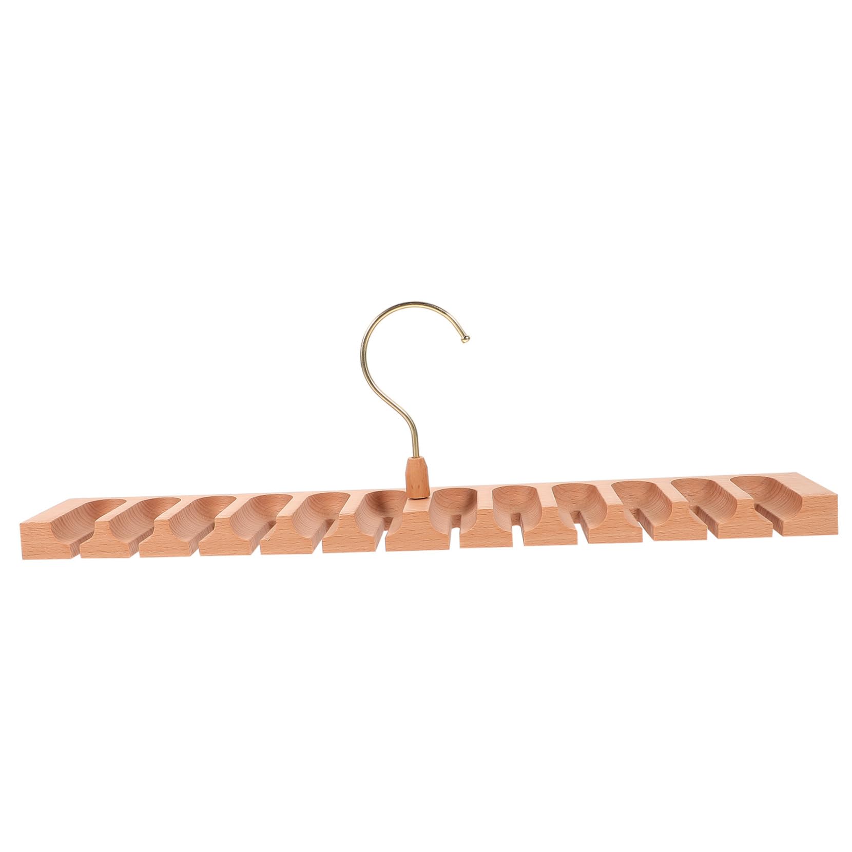 OFFSCH Belt Organizer for Closet Multi Functional Tie Hanger Scarf Rack Space Saving Belt Hanger for Wardrobe Slots for Easy Access