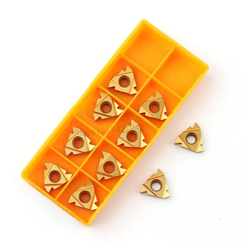 1pc SER2020K16 SER2525M16 and 16ER AG60 UE6020 VP15TF Insert CNC Lathe Machine Cutter External Thread Turning Tool Holder Sets(16ER AG60 UE6020,NO Holder)