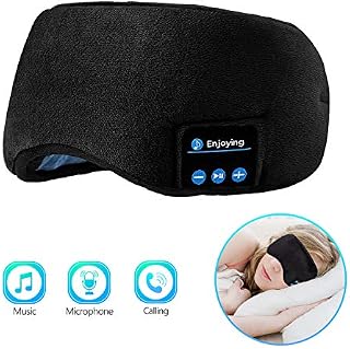 Sleep Headphones Bluetooth Eye Mask, Joseche Wireless Bluetooth 5.0 Headphones Music Travel Sleeping