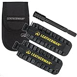 Leatherman negro óxido Kit de herramientas – 42 bit Kit con extensor de puntas y cinturón