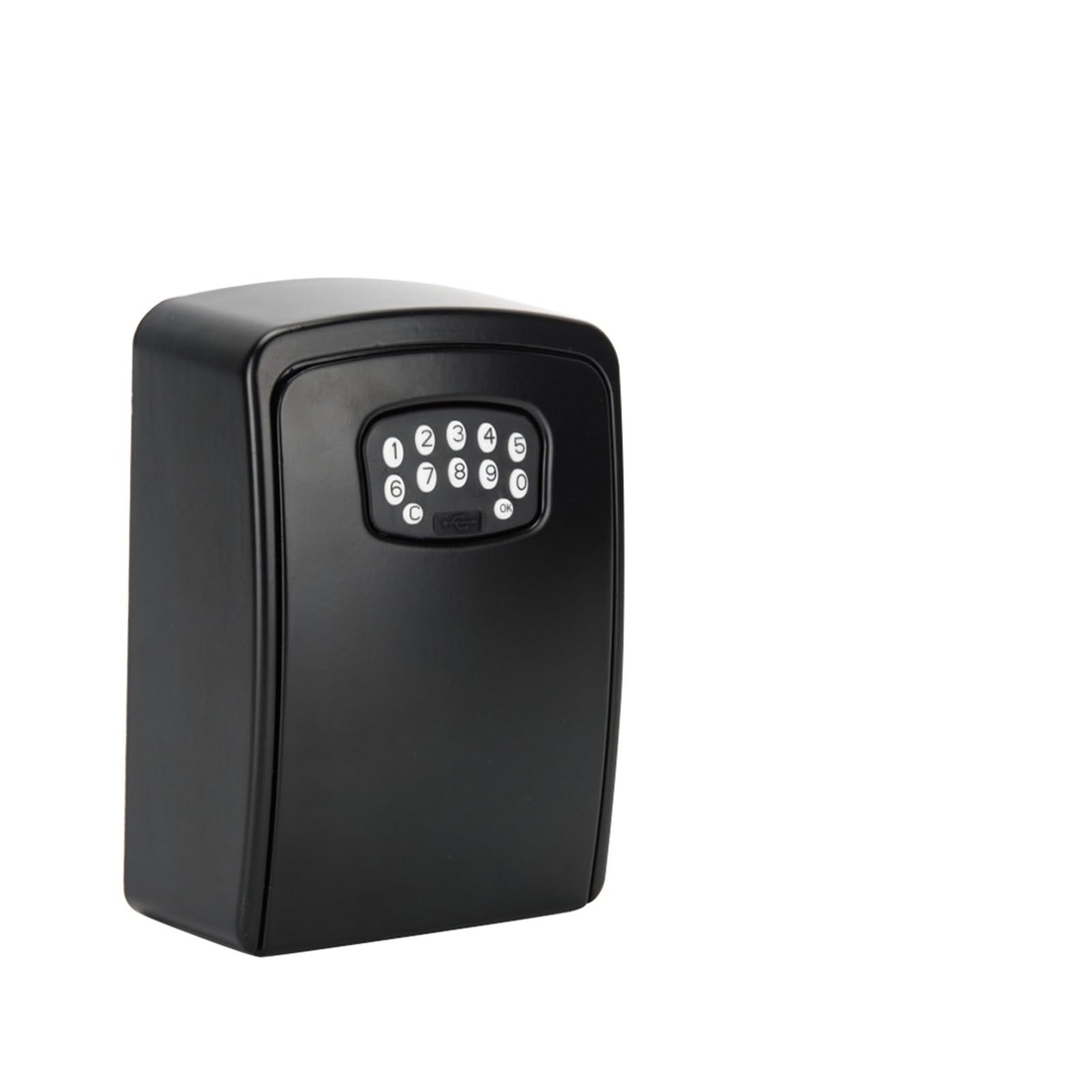 CVFRDD Security Safe Box Tuya Smart Home Key Storage Secret Box APP Unlock Security Code Lock Waterproof Wall Mount Safe(Black A)