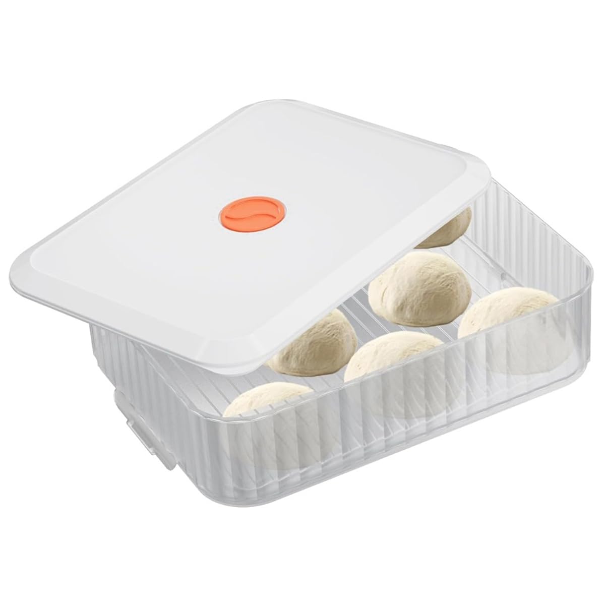 CTRLZS Pizza Dough Proofing Box, Stackable Pizza Dough Container W/Lid, Bread Fermentation Storage Boxes, Dough Rising Box
