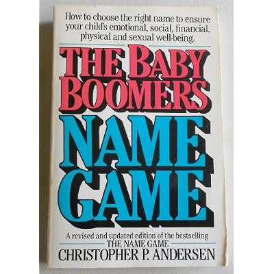 The Baby Boomer's Name Game