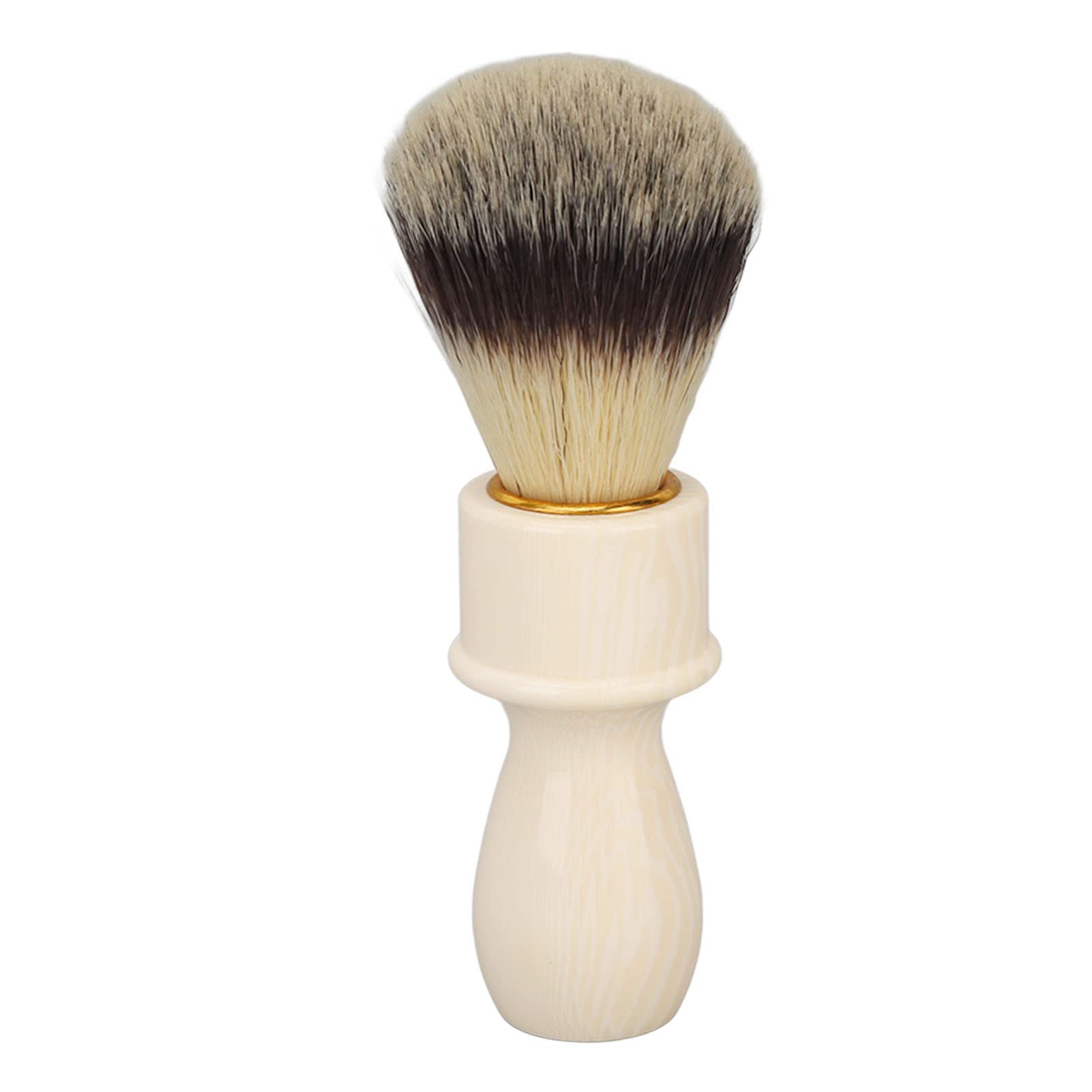 Men Shaving Brush, Portable Men Shaving Brush, Face Grooming Tool, Ergonomic, Resin, Fast Dry, with Handle, for Face Grooming, Travel, Wet Shaving, Suitable for Men ?
