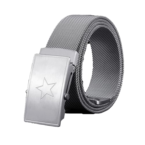 Ceinture en acier inoxydable pour homme design métal sans cuir