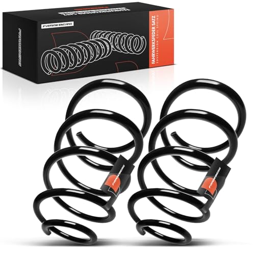 Frankberg 2x Muelles de chasis Muelles de suspensión Compatible con Serie 5 Touring E61 525d xDrive 525xd 530d xDrive 530xd Serie 5 E60 525d xDrive 525xd 530d xDrive 530xd Replace# RH3905,31336768104