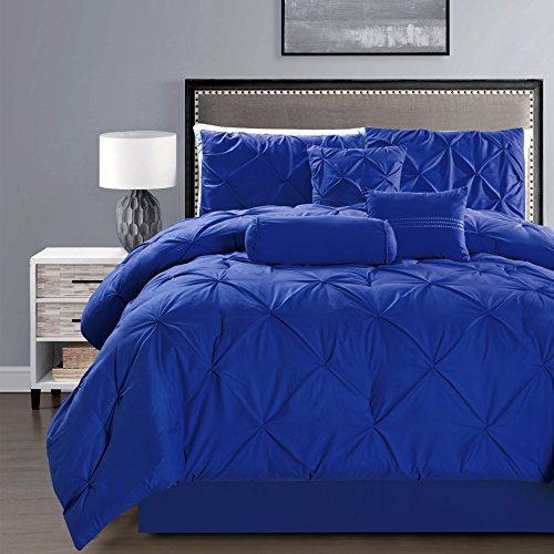 royal blue comforter set queen