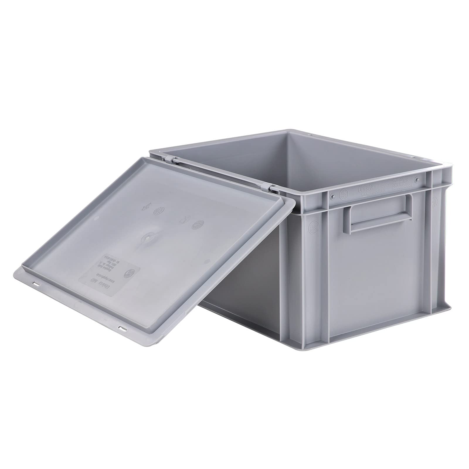 15x Soudal Silirub Bau N Bausilikon Silkon transparent 310ml + 1x Stabilo Universal Box 400x300x235 mm mit Deckel