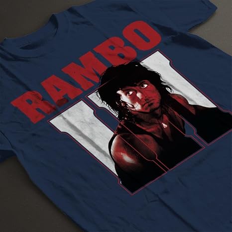 Rambo Men's T-Shirt - Officially Licensed Action Movie Tee