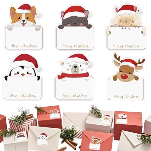 120 Pièces Etiquette Cadeau Noel, Autocollant Noel...