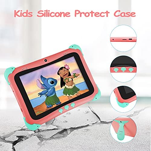 Tokecy Kids Tablet 8 Inch, Android Tablet for Kids with Parental Control,IWAWA Installed Children Computer Tablets,Eye Protection,IPS HD Display,Quad-Core,WiFi,Bluetooth,Dual Camera Tablet