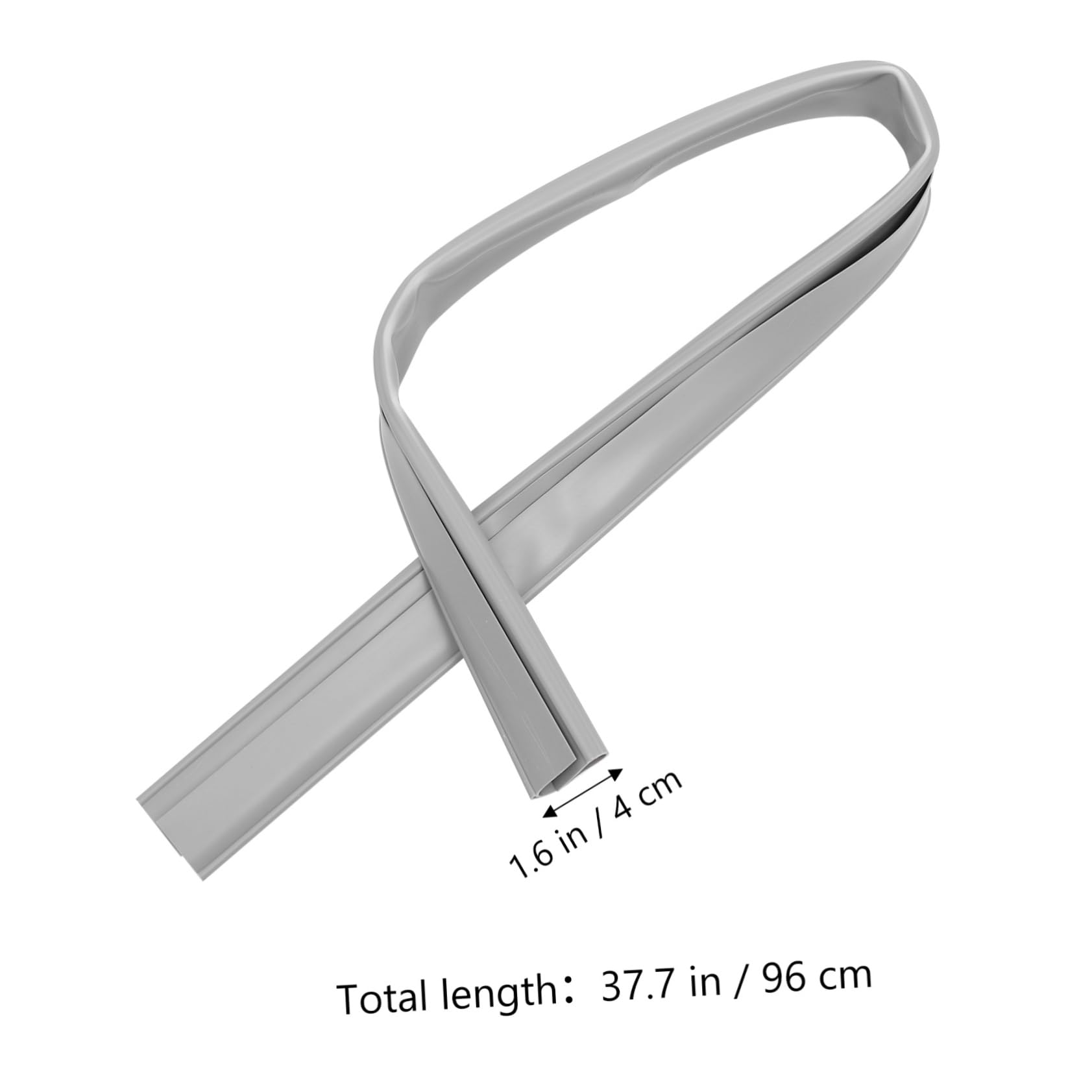 SOESFOUFU Under Door Draft Stopper Grey Soundproofing Seal Strip Thermal Insulation Windproof Door Gap Filler Durable PVC Sealing for Noise Reduction