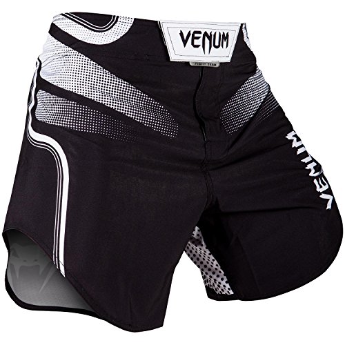 Venum Tempest 2.0 Fight Shorts, Black/White, X-Large