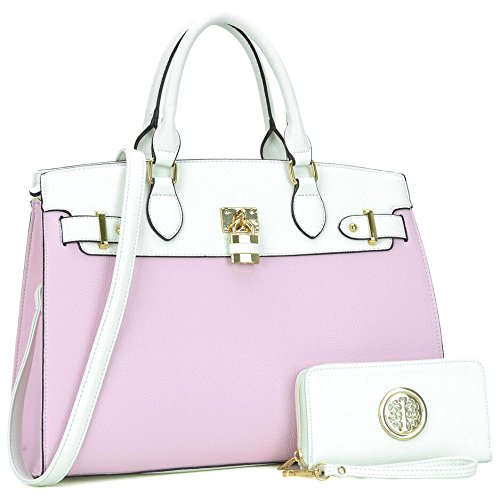 Women Fashion Handbag With Matching Wallet Classic Women Satchel