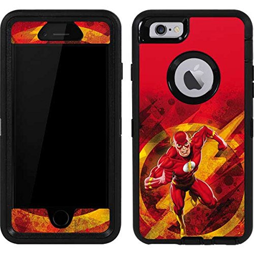 Skinit Decal Skin Compatible with OtterBox Defender iPhone 6 - Officially Licensed Warner Bros Ripped Flash Design