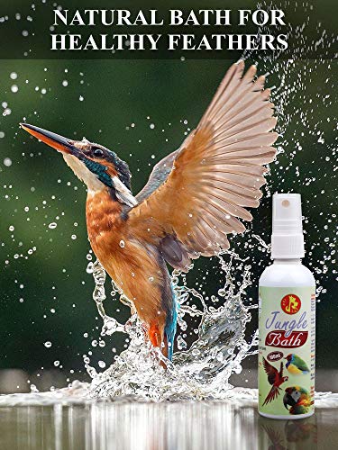 Image of Pet Care International (PCI) Bird Supplement Jungle Bath Spray || Provide Healthy Feathers || Healthy Bird Bath Healthcare (100ML, Jungle Bath)