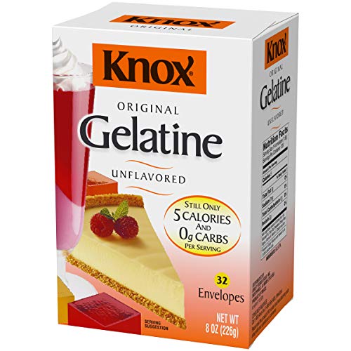 Amazon Com Knox Original Unflavored Gelatin 32 Ct Packets Cooking And Baking Gelatin Mixes Grocery Gourmet Food