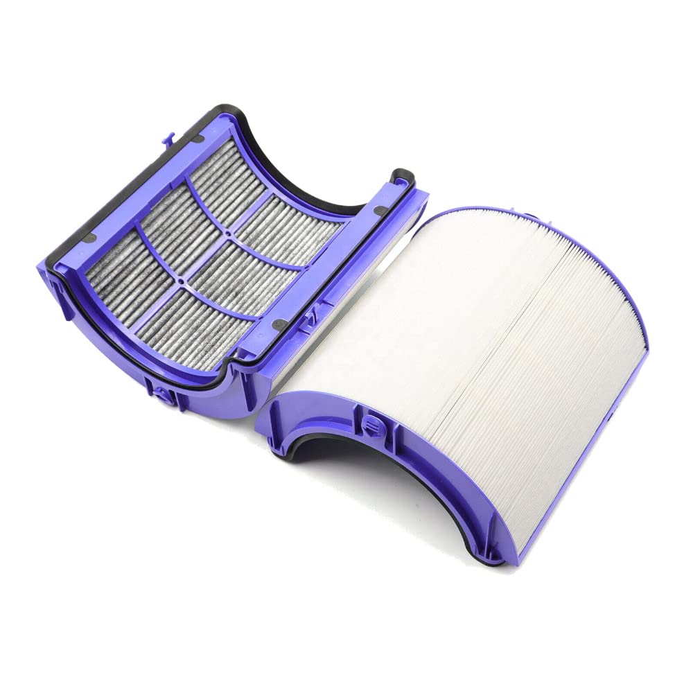 Trade-Shop Filtro HEPA con filtro ai carboni attivi compatibile con Dyson TP07 TP08 TP09 TP7A PH3A sostituisce 970341-01 965432-01 / purificatore d'aria